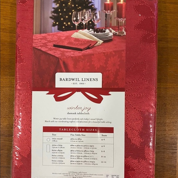 Bardwil Linens Rectangle Tablecloth - Picture 2 of 2